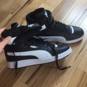 Puma Sky High 2 women’s leather black and white
